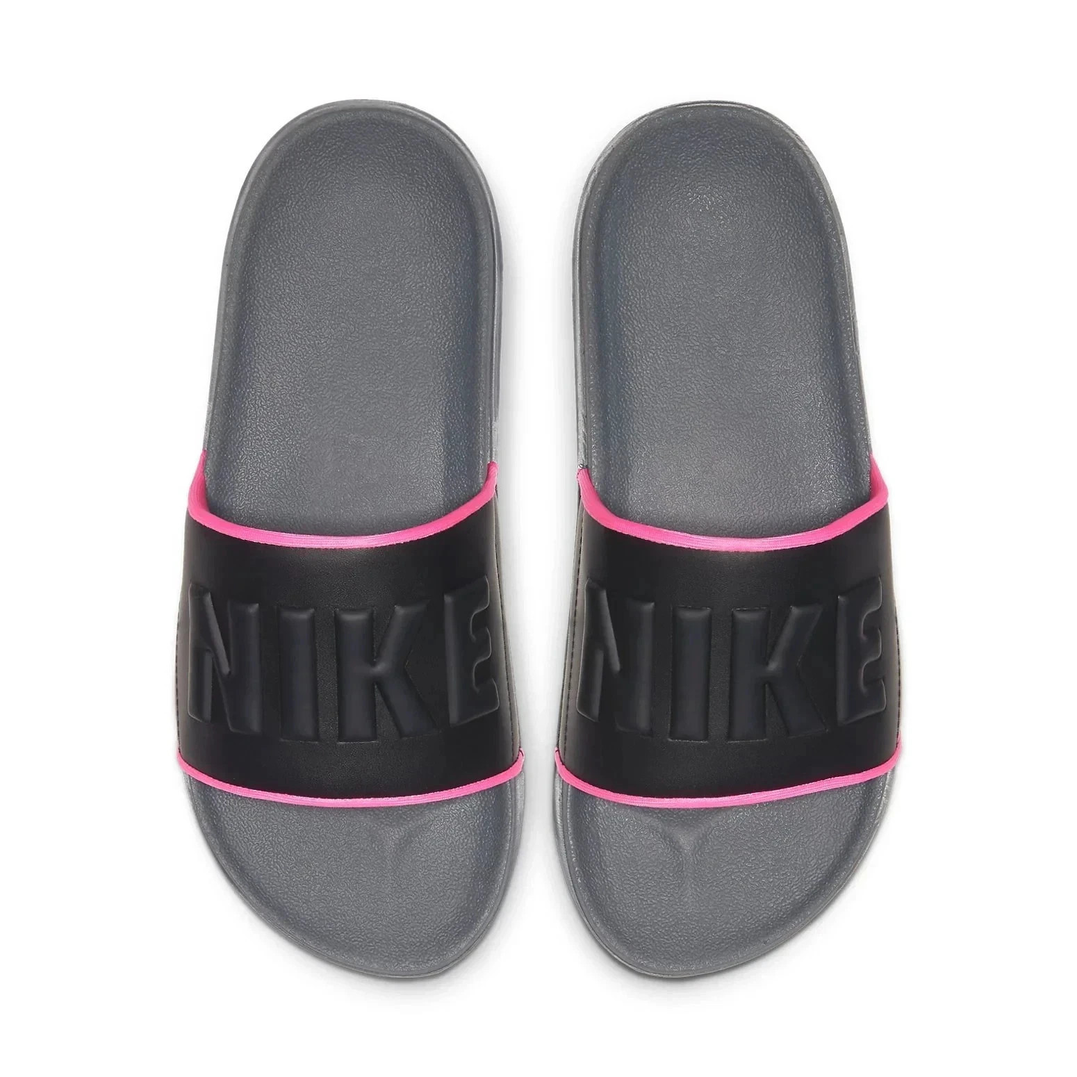 Nike Offcourt BQ4632-004 Sandals Women's US 5 Black Pink Slip On Slide Item image 2