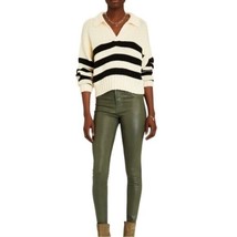 L&#39;Agence | Margot High Rise Skinny Leg Pants in Army Coated Women Size 28 - $93.50