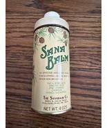 Vintage Sana Balm Talc Medicated Powder 4oz Tin - $38.26