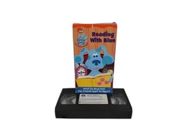 Blue&#39;s Clues Reading with Blue VHS 2002 Vocabulary Building Literacy Word Games - £37.33 GBP