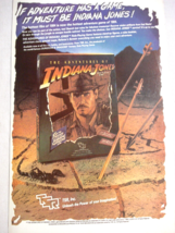 1984 Color Ad The Adventures of Indiana Jones TSR Role-Playing Game - £6.38 GBP