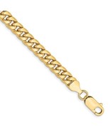 Leslie&#39;s 10k Yellow Gold 6mm Semi-Solid Miami Cuban Chain 8in Bracelet - $31,928.24 MXN