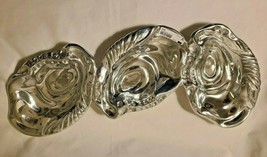 Beatriz Ball Aluminum Alloy OCEAN OYSTER Triple Dip Metalware Bowl - £96.49 GBP