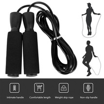 Skipping Jump Rope Aerobic Exercise Boxing Adjustable Bearing Speed Fitness Gym - £10.27 GBP