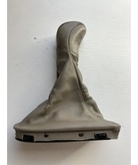 03-06 Mercedes W211 E350 Shift Shifter Knob Boot Cover Beige Wood OEM - $555.79 MXN