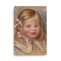 Pierre Auguste Renoir Coco with Pink Ribbon 1905 Canvas Print - £77.87 GBP+