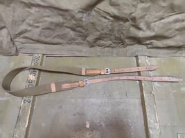 Vintage Sling Carrying Belt , Canvas Strap Russian Soviet Army USSR 1940... - $30.53