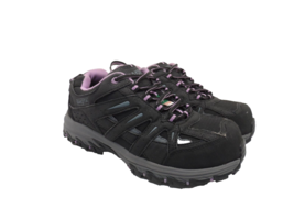 Dakota Women&#39;s Low-Cut Aluminum Toe CP Work Shoe 2003 Black/Purple Size 7M - £33.60 GBP