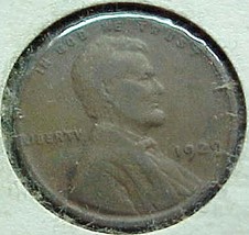 Lincoln Wheat Penny 1929 VG - $3.00