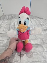 Walt Disney World DAISY DUCK 15&quot; Plush - Pink Dress Bow Stuffed Animal - €17,48 EUR