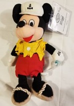 Rare Ship Wreck Mickey Mouse Mini Bean Bag Plush Disney Store NWT NEW Beanbag - £11.52 GBP