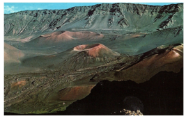 The Cinder Cones of Haleakala Crater Maui Hawaii Postcard 1980 - £6.29 GBP