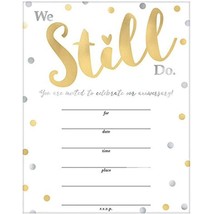 Anniversary Still Do Invitations Envelopes Save The Date Party Celebration 20 ct - $4.95