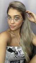 New Super Light Vintage Silhouette SP835 6073 50mm Clear Women&#39;s Eyeglasses - $32.99