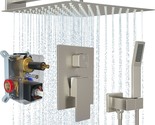 High-Pressure Shower System With A 12-Inch Shower Head, Handheld Spray, ... - $173.97