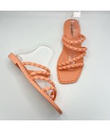 Steve Madden Skyler Jelly Slide Sandals Size 7 Peach - £21.10 GBP