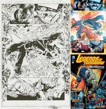 Gerry Conway Firestorm Legends of Tomorrow #2 Pg. 3 Original Art Eduardo Pansica - $395.99