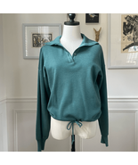 Vintage 70s Clovis Ruffin Ruffinknit Cropped Sweater Green M - €35,84 EUR