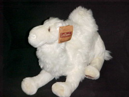 14" Lou Rankin Jeremiah Two Hump White Camel Plush Stuffed Toy With Tags Dakin  - $59.39