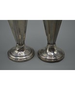 Revere Silversmiths Sterling Salt &amp; Pepper Shaker Weighted w/ Cement 537 - £45.71 GBP