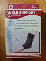 OTC Ankle Support Brace with Wraparound Strap BLACK sz SMALL 2547 NEW S - $24.99
