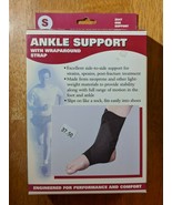 OTC Ankle Support Brace with Wraparound Strap BLACK sz SMALL 2547 NEW S - £19.65 GBP