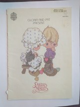 Vintage Precious Moments Counted Cross Stitch Book Sewin Love Book PM-2 -1981 - £9.70 GBP