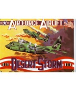 Air Force Airlift Desert Storm United States Armed Forces Porcelain Sign - $1,103.71 MXN