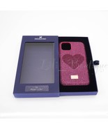 NIB Swarovski 5540723 Pink Heart Smartphone Case Cover iPhone 11 Pro Mag... - £31.56 GBP