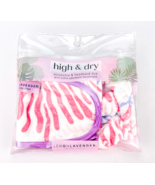 Lemon Lavender High Dry Scrunchie Headband Duo Super Absorbent Microfiber - $7.95