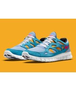 Men&#39;s Nike Free Run 2 Running Shoes, 537732 405 Multi Sizes Cyber Teal/B... - £87.88 GBP