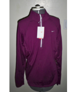 WOMENS NIKE DRI-FIT SOFT HAND HALF ZIP TRACK  BASE LAYER JACKET  NEW $65... - €33,88 EUR
