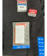Coleman Men&#39;s Pants 38x30 Fleece Lined Tear Resistant Stretch Utility Pa... - $471.15 MXN
