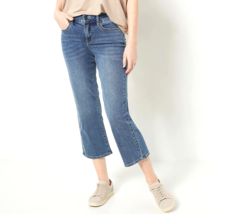 NYDJ Marilyn Straight Cropped Jeans in Cool Embrace - Rockie, PETITE 6 - £35.49 GBP