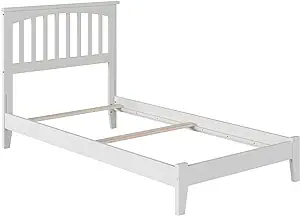 AFI Mission Twin Traditional Bed with Open Footboard and Turbo Charger i... - $432.99