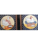 Country Chicken Goose Dimensions Counted Cross Stitch New Kit 2 5 inch P... - £15.57 GBP