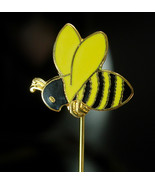 Bee Stickpin insect figural novelty gift Vintage Honey bumble Bee Seabee... - £43.26 GBP