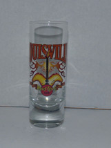 Hard Rock Cafe Louisville Tall Shot Glass Flames Horse Guitar Used Rare HTF (p) - £18.79 GBP