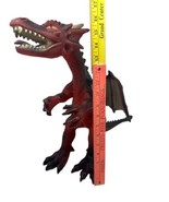 Toys R Us Dragon Maidenhead Red  16&quot; Large Fantasy Winged Figure Rubber - £19.31 GBP