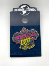 Universal Studios Florida Retro Logo 30th Anniversary Glitter Enamel Pin... - $23.75