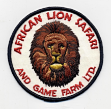 African Lion Safari And Game Farm Ltd. Canada 4 3/16&quot; Embroidered Patch - £4.69 GBP