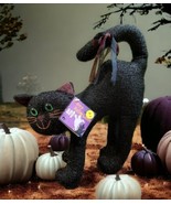 Kids of America 15&quot; Black Halloween Cat Metallic Vintage 2000 Plush Stuf... - $750.58 MXN