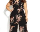 City Chic Jumpsuit Gypsy FL Women&#39;s Large 20 Gypsy Floral New with Tags - $60.47