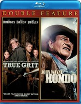 True Grit 2010 / Hondo 1953 (Blu-ray 2 disc) Jeff Bridges, John Wayne NEW - £7.43 GBP