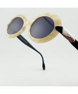 VINTAGE Mondi by Metzler Germany 2854 Beige Horn Oval Sunglasses Beautif... - $178.19