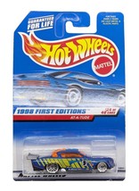Hot Wheels 1998 First Editions Blue At-A-Tude Scale 1:64 Scale Diecast Car - $8.90