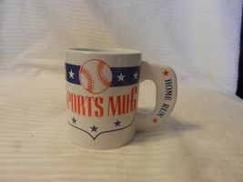 Grand Slam Baseball White Ceramic Coffee Cup Sports Mug Home Run - £23.77 GBP