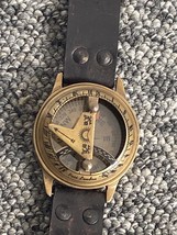 Nautical Brass Sundial Compass Vintage Wrist Compass - £23.11 GBP