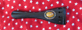 Embellished Tailpiece for 16&quot; Viola/Agate Cabochon/Beadwork/OOAK  - £11.99 GBP