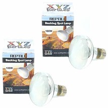 XYZReptiles UVA Reptile Heat Lamp 100 Watt Bulb Basking Light (2 Pack Bu... - £13.54 GBP